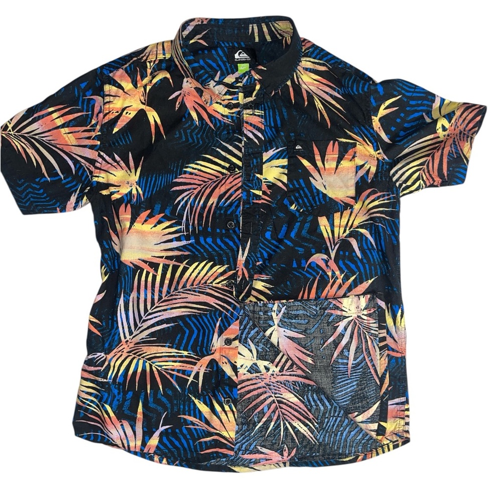 Quiksilver Boys Tropical Print Button Down